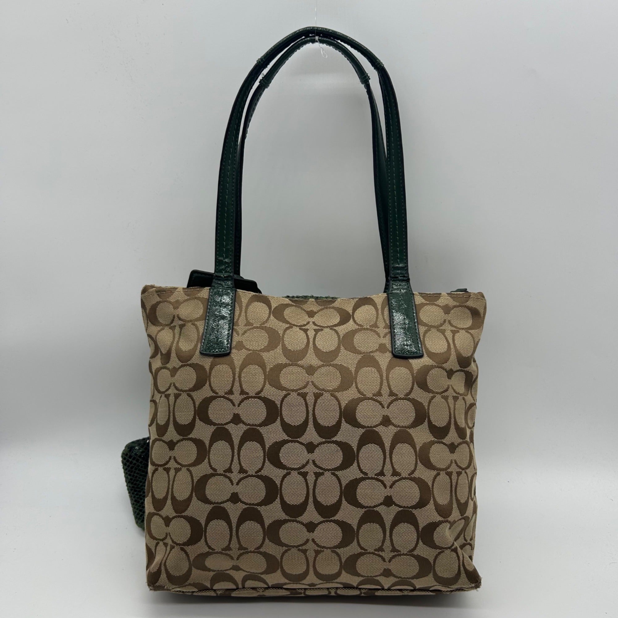 Coach Signature Python Stripe Tote Bag F25706