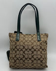 Coach Signature Python Stripe Tote Bag F25706