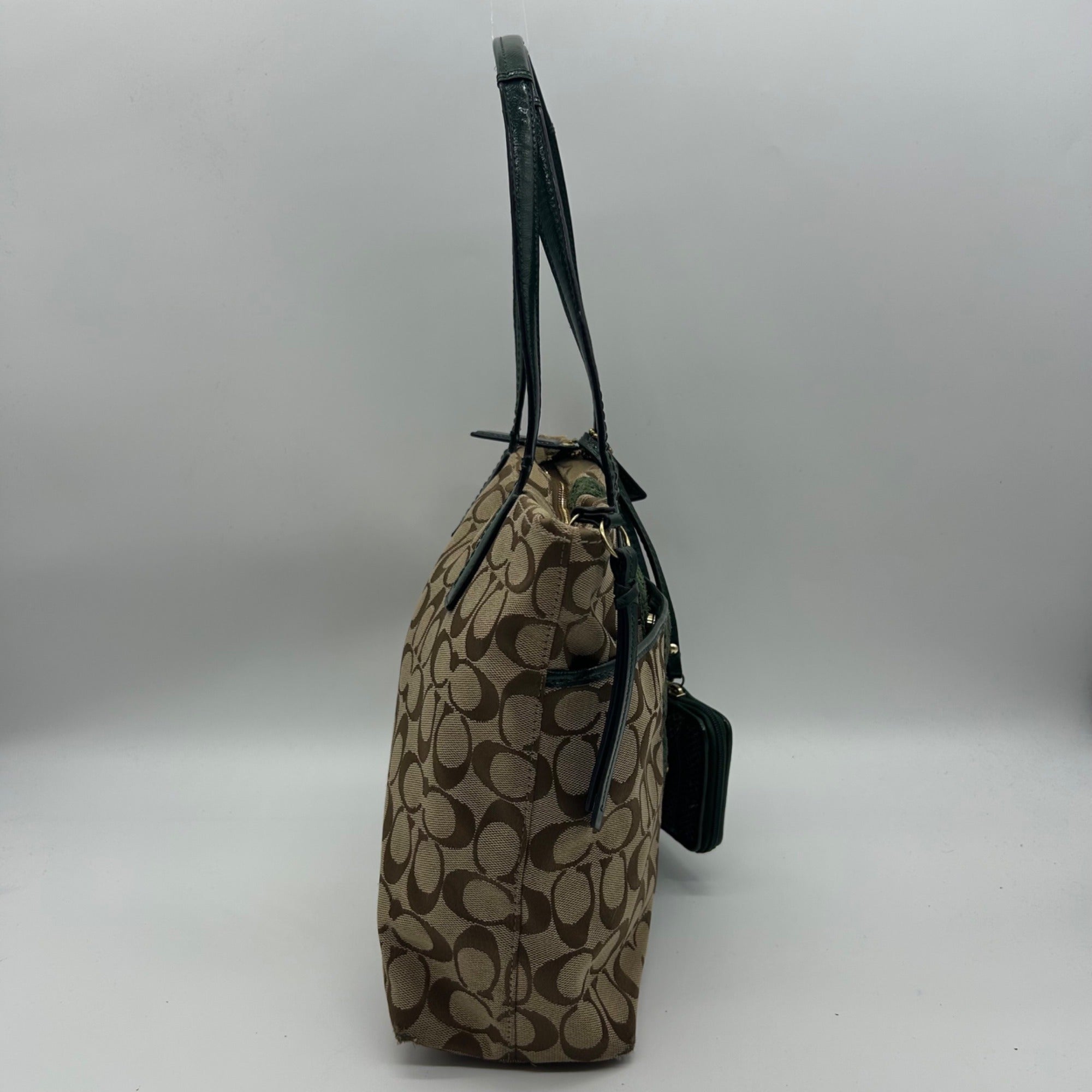 Coach Signature Python Stripe Tote Bag F25706