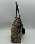 Coach Signature Python Stripe Tote Bag F25706
