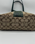 Coach Signature Python Stripe Tote Bag F25706