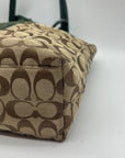 Coach Signature Python Stripe Tote Bag F25706