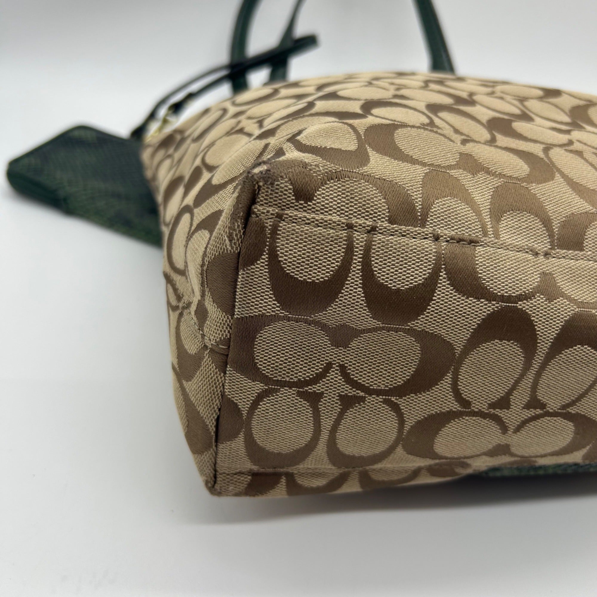 Coach Signature Python Stripe Tote Bag F25706