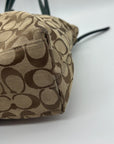 Coach Signature Python Stripe Tote Bag F25706