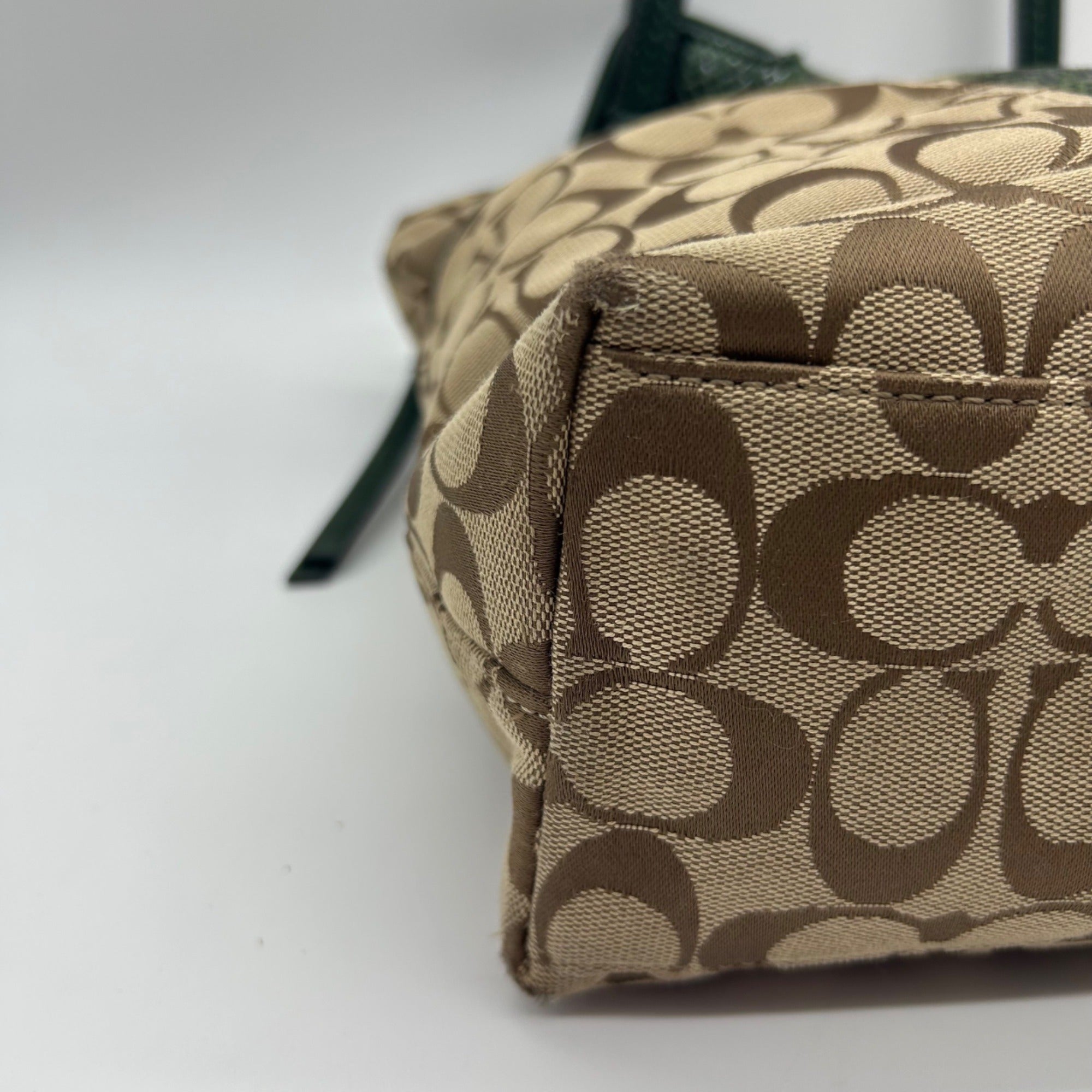Coach Signature Python Stripe Tote Bag F25706