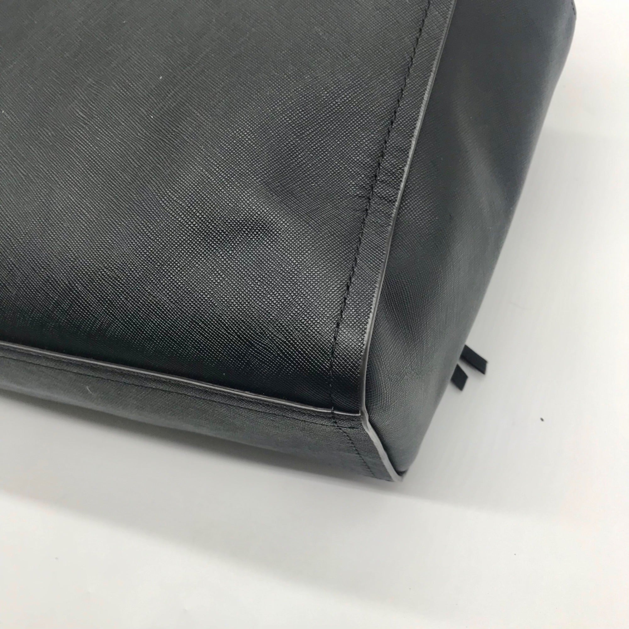 Coach Black Saffiano Leather Bleecker Riley Carryall Handbag