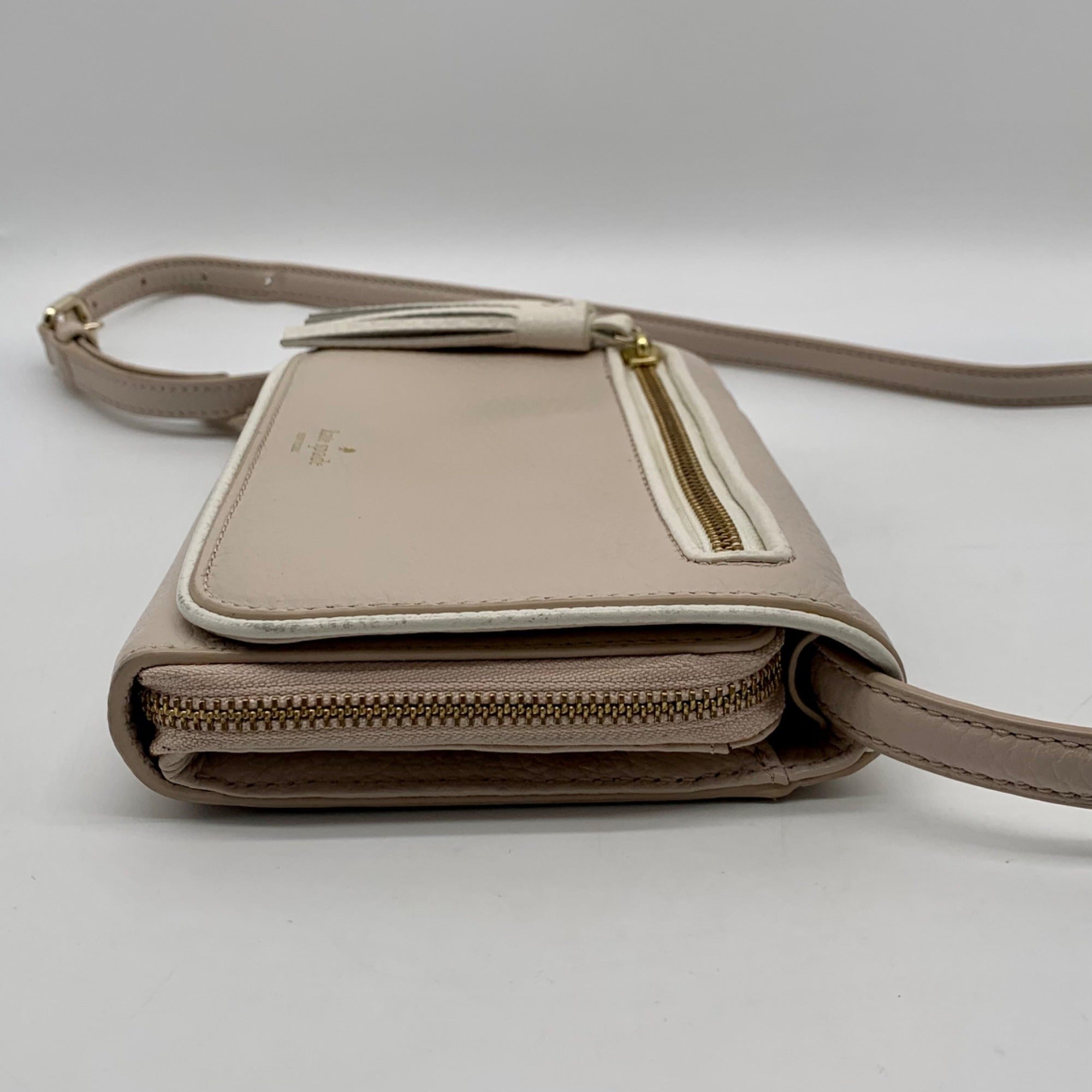 Kate Spade Pumice &amp; Cement Leather Chester Street Avie Crossbody