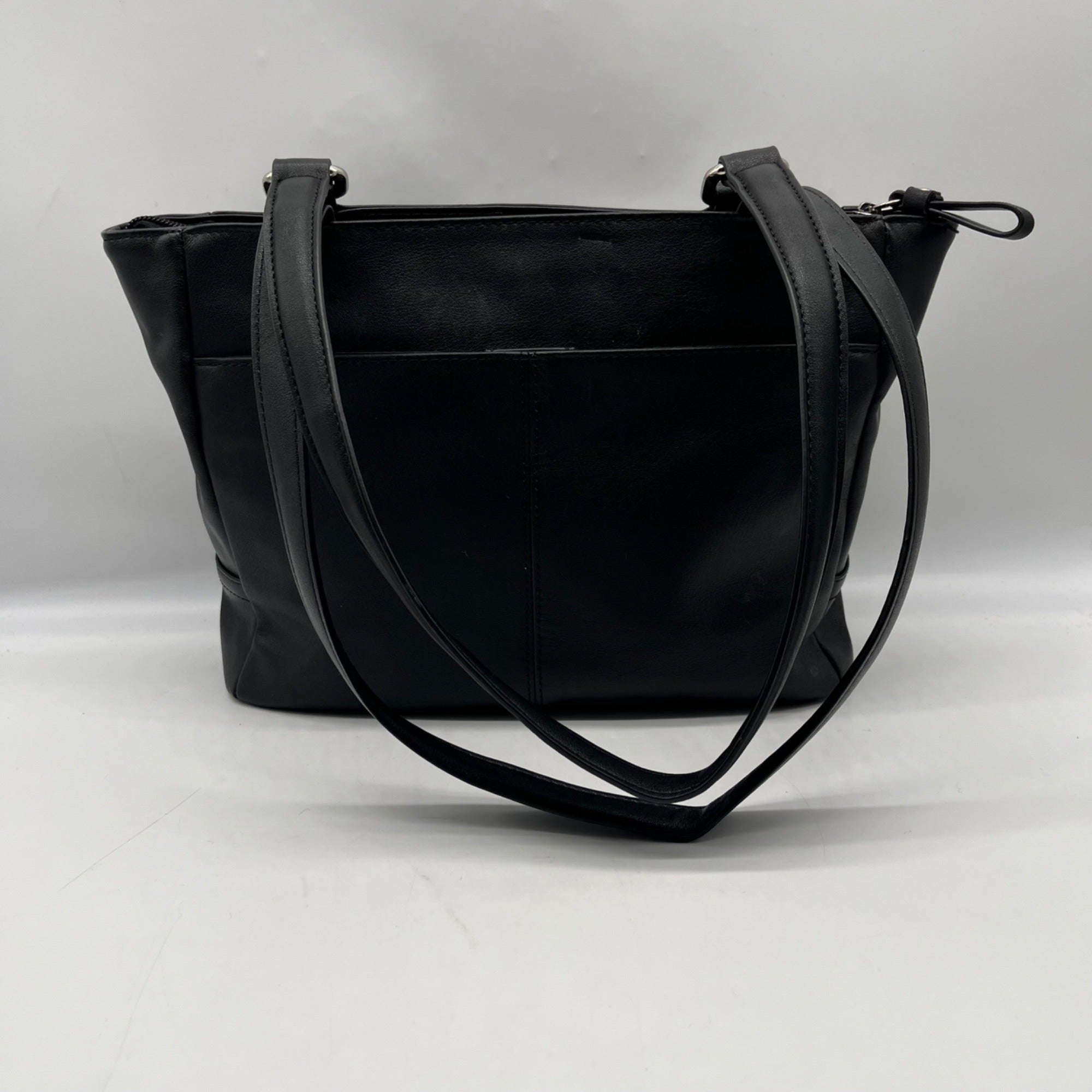 Giani Bernini Black Leather Nappa Classic Leather Tote