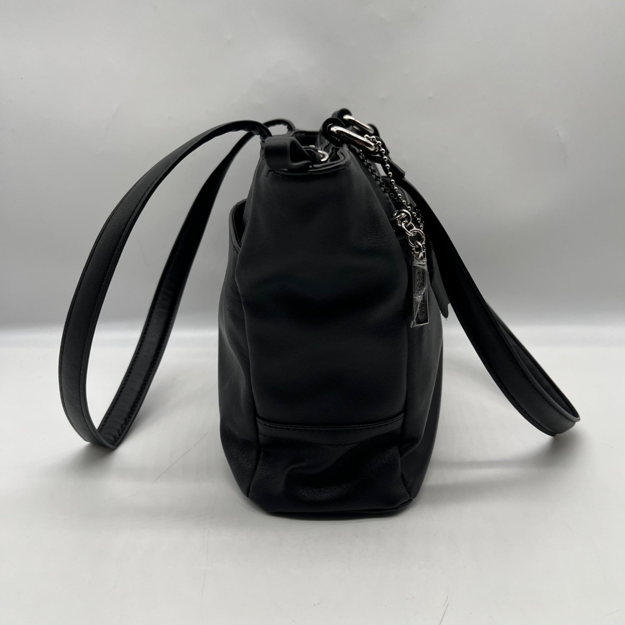 Giani Bernini Black Leather Nappa Classic Leather Tote