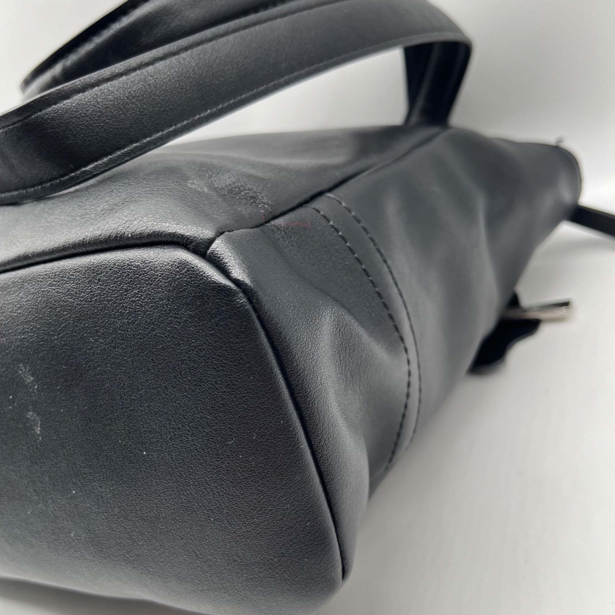Giani Bernini Black Leather Nappa Classic Leather Tote