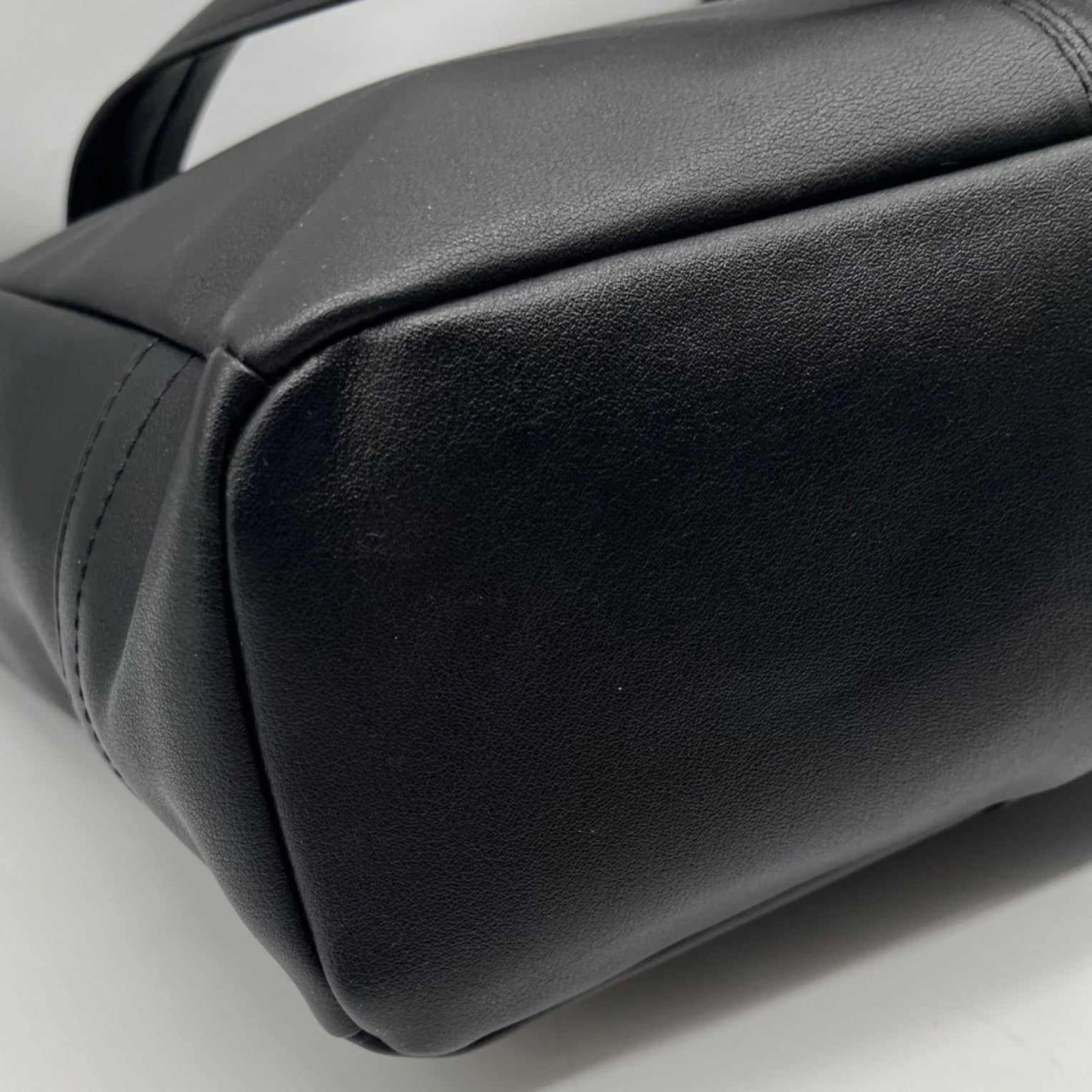Giani Bernini Black Leather Nappa Classic Leather Tote