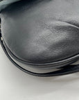 Coach Black Bleecker Smooth Leather Wristlet