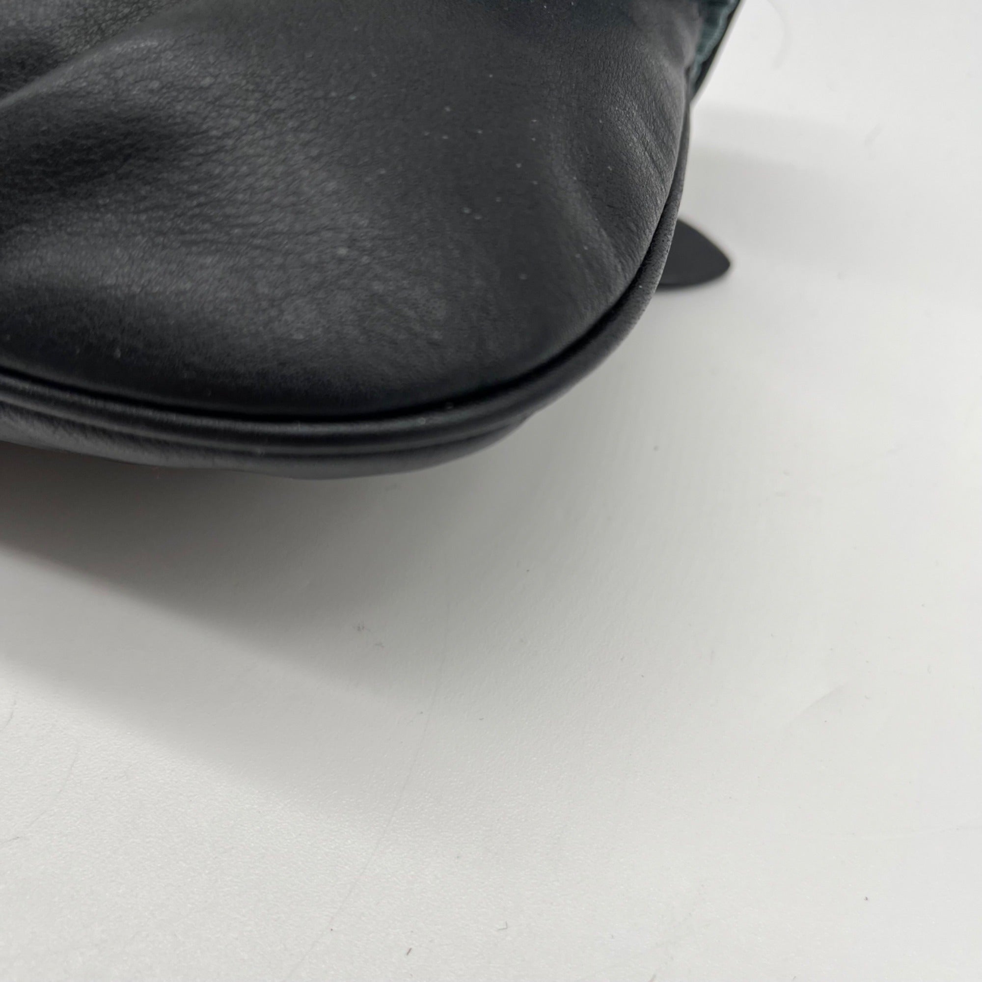 Coach Black Bleecker Smooth Leather Wristlet