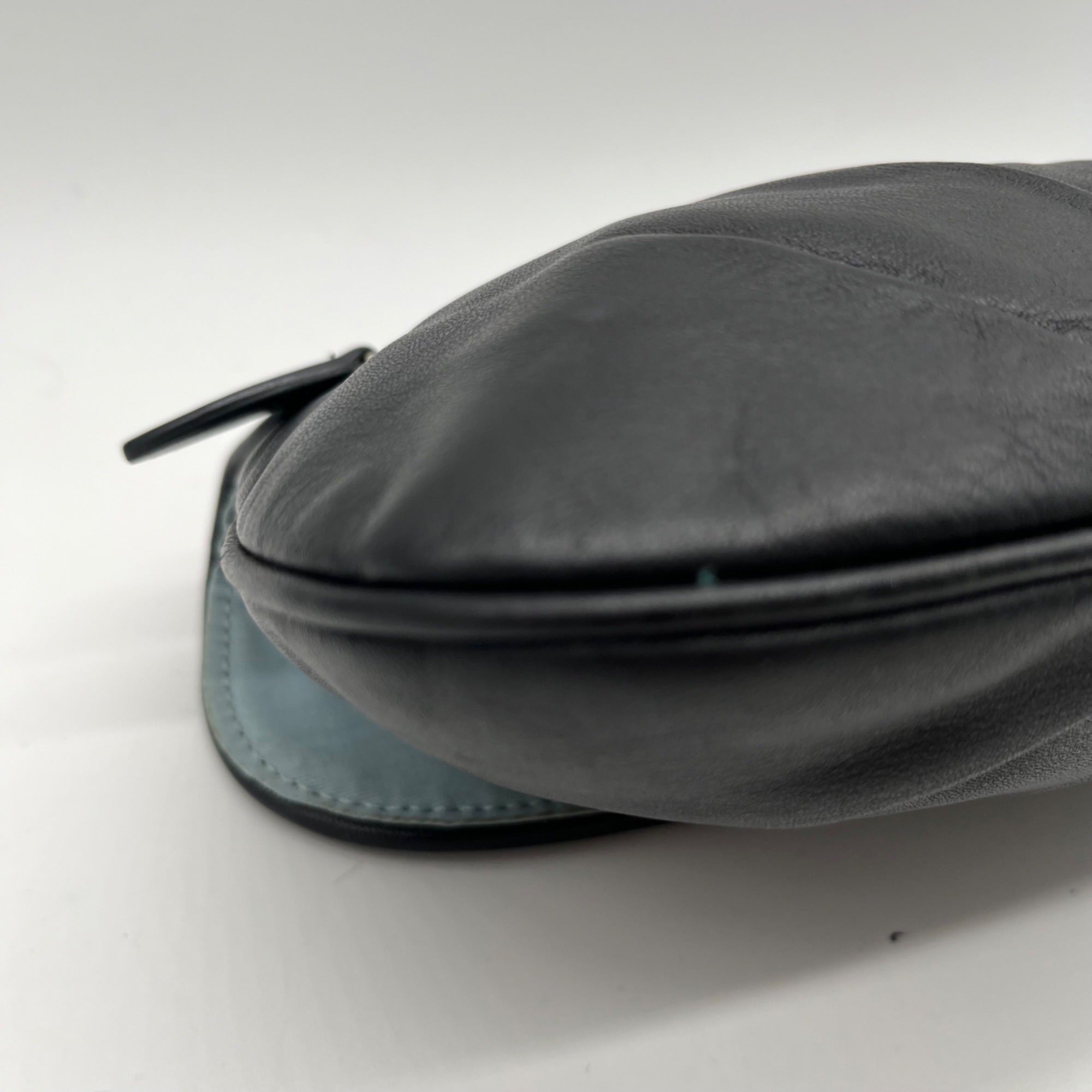 Coach Black Bleecker Smooth Leather Wristlet