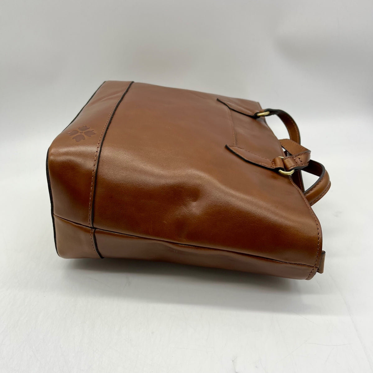 Patricia Nash Meka Cognac Leather Tote