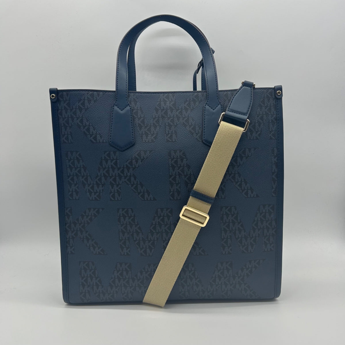 Michael Kors Blue Maple Large Tote Bag