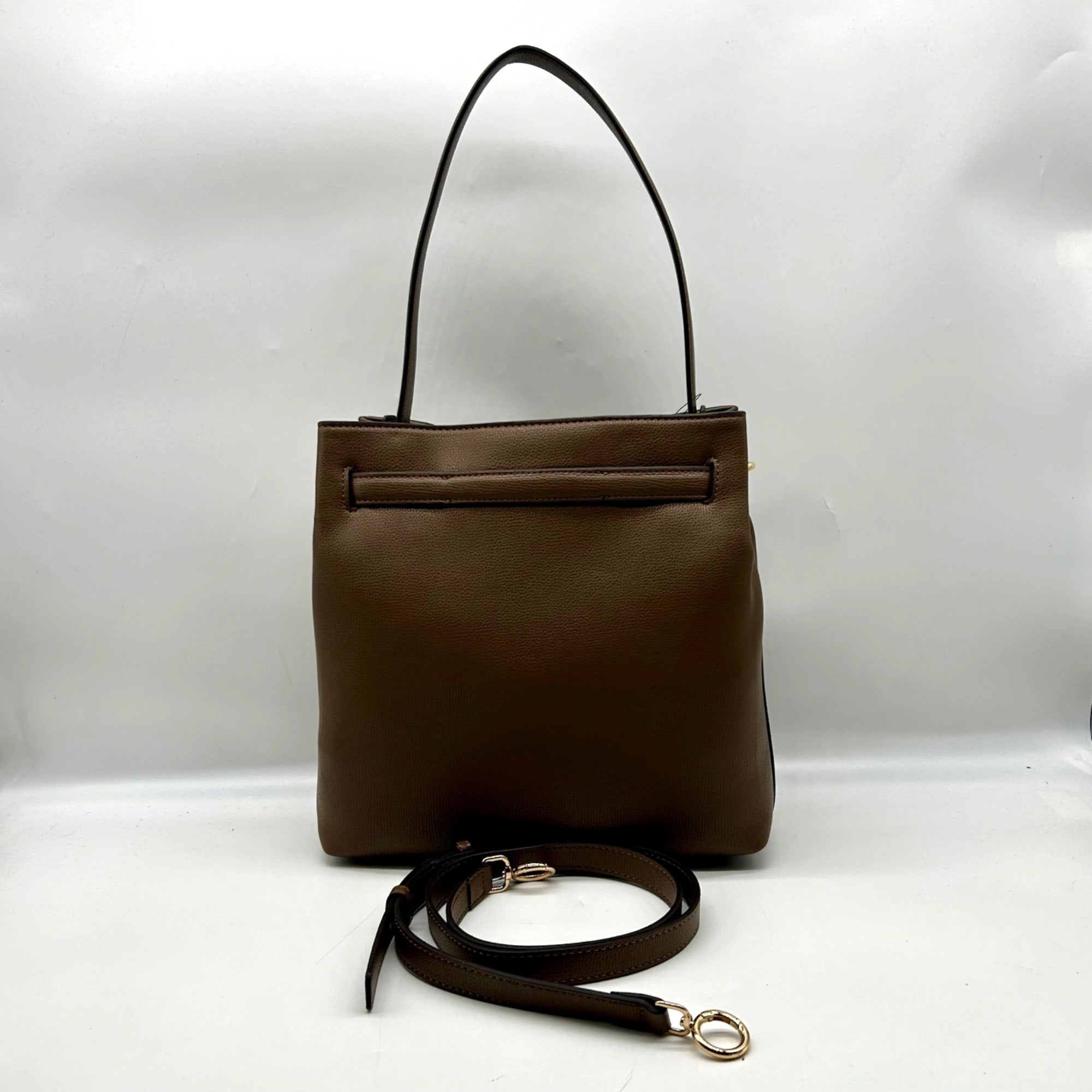 Nine West Brown Leather Crossbody Bag