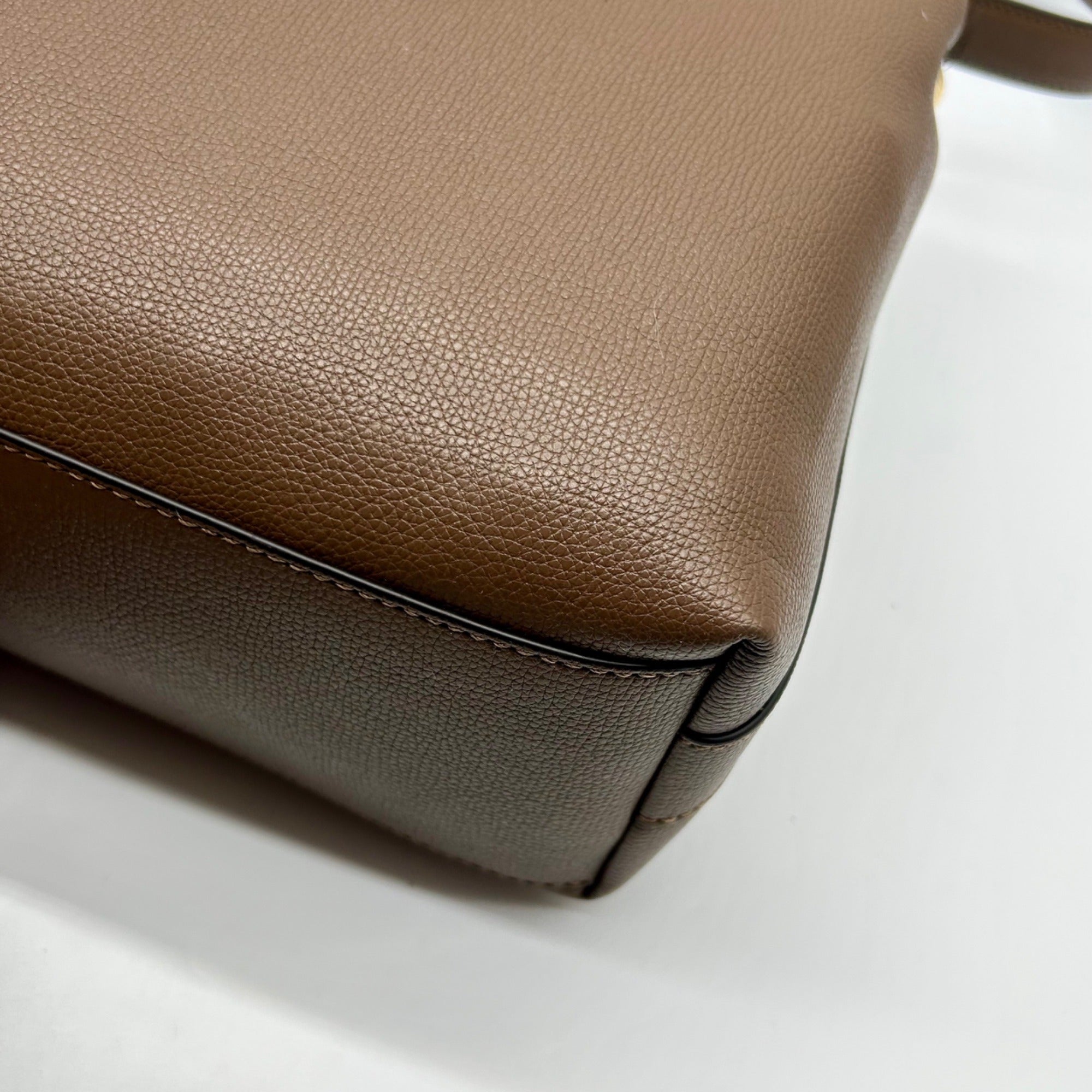 Nine West Brown Leather Crossbody Bag