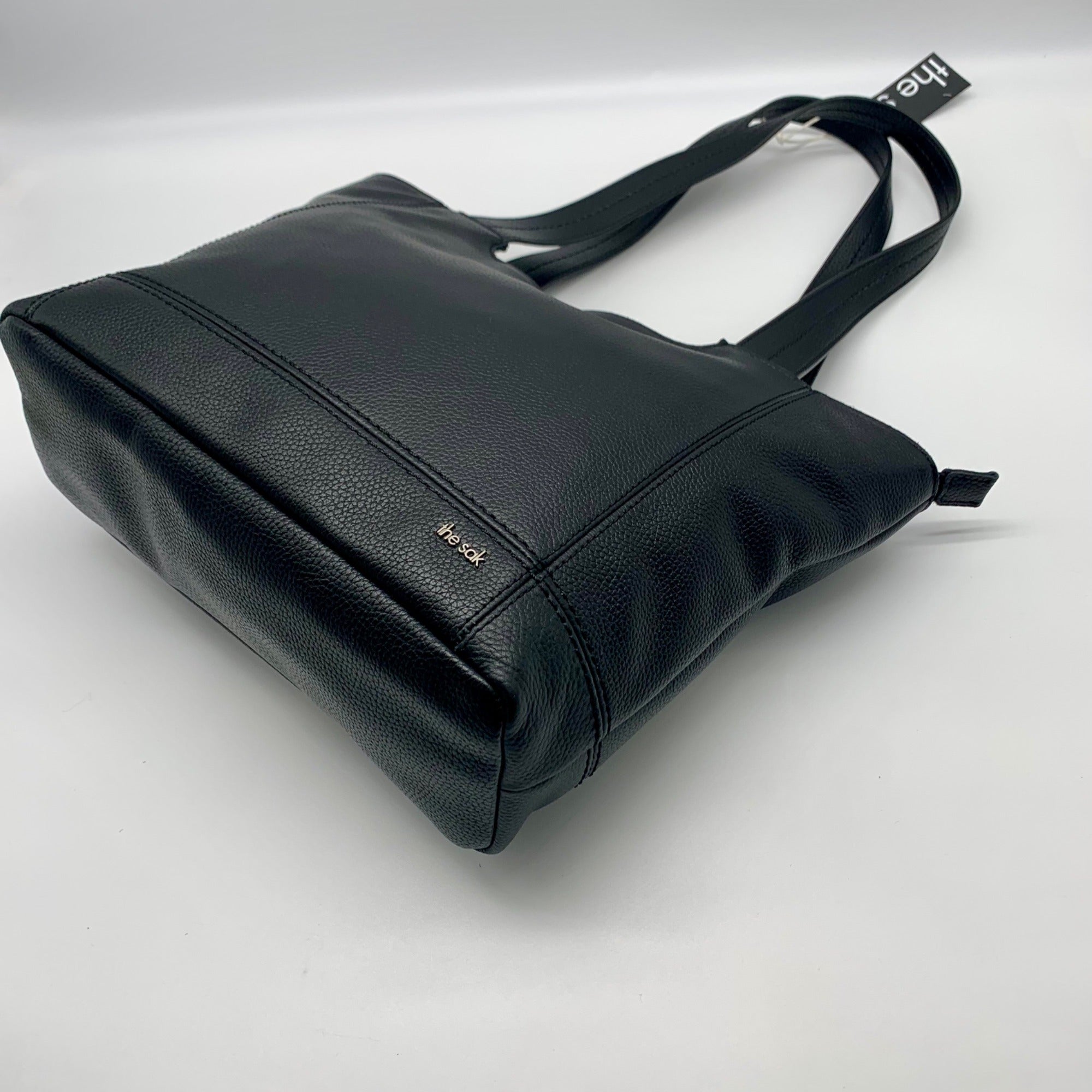 The Sak Black Leather De Young Tote -NWT