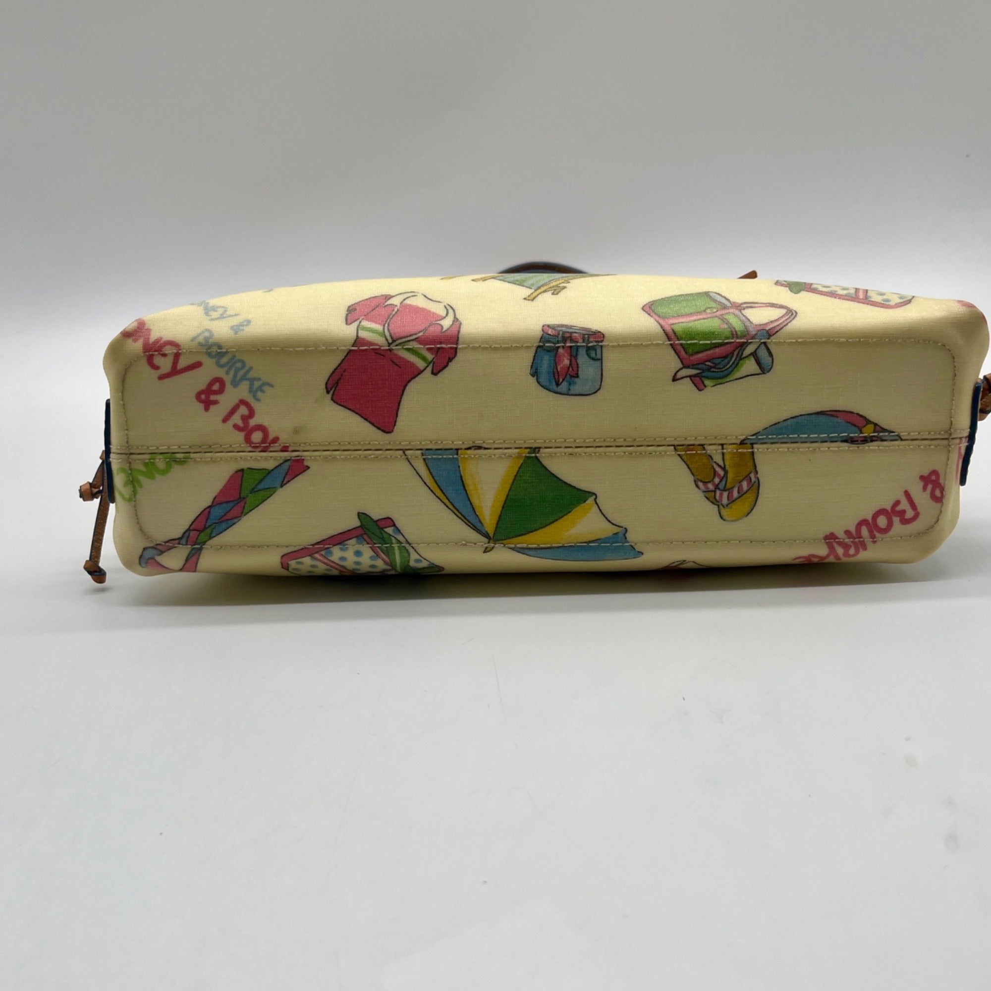 Dooney &amp; Bourke Beach Print Coated Canvas Shoulder Bag