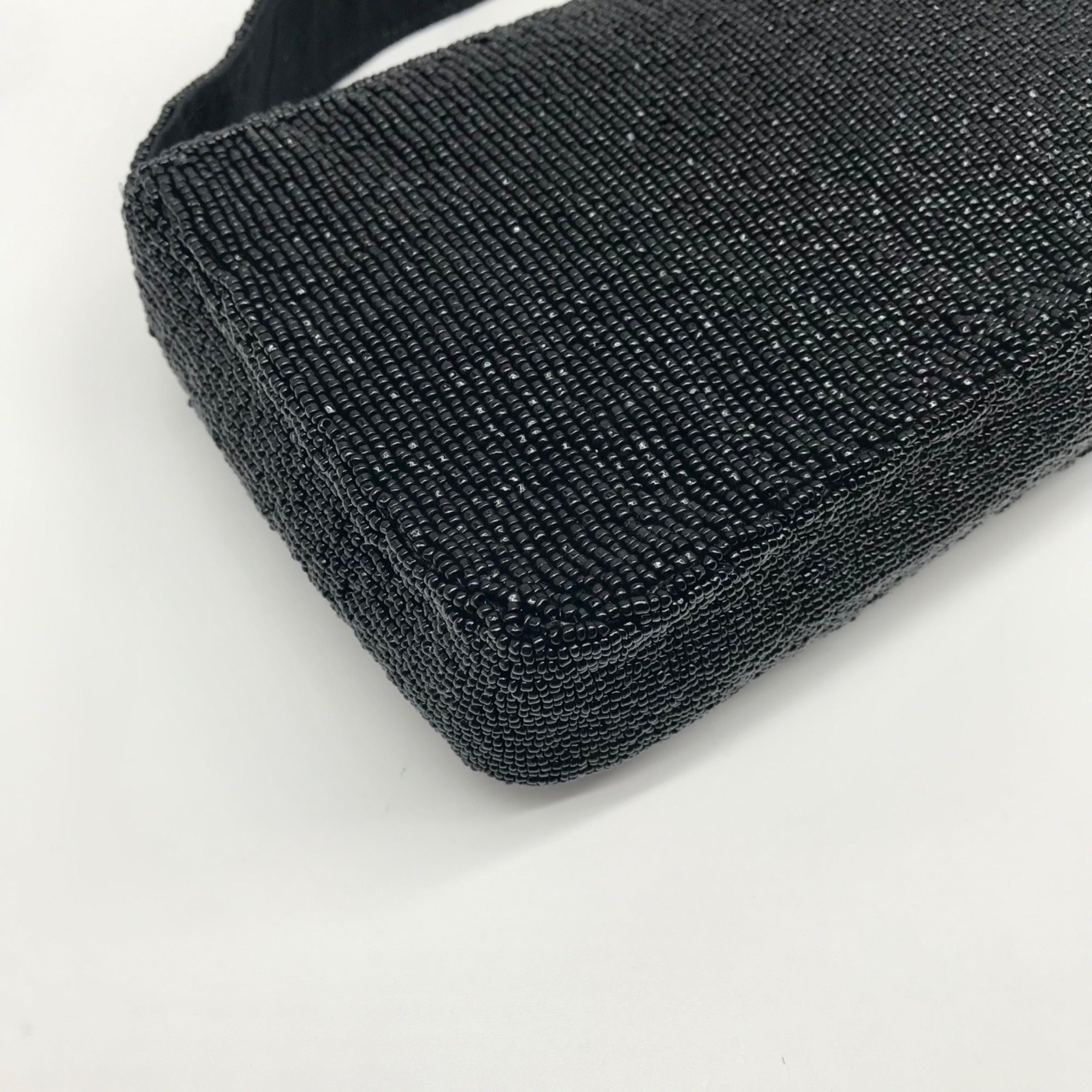 On 34th Black Beaded Shoulder Bag