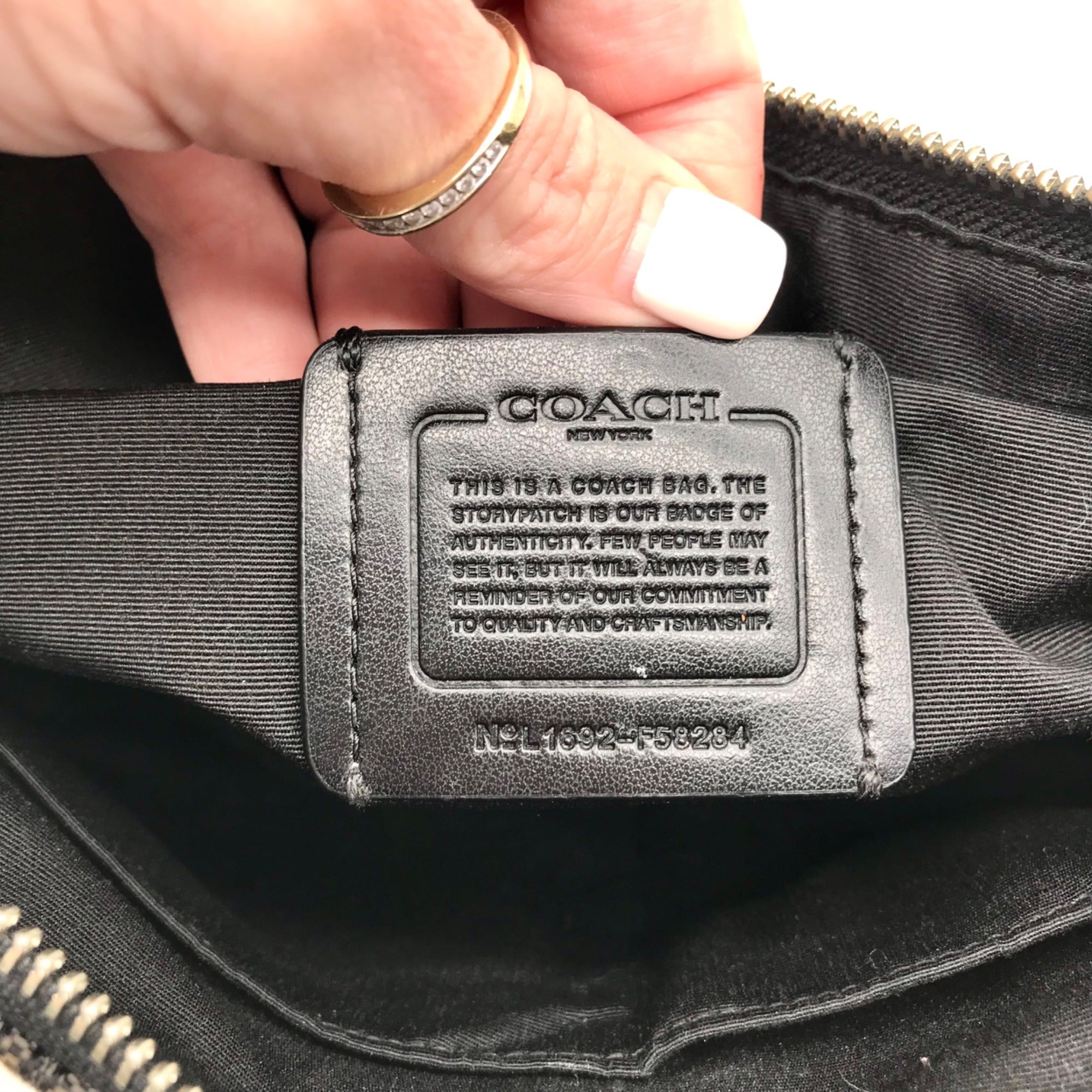 Coach Black Celeste Convertible Hobo Bag F58284