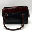Brighton Vintage Dual-Toned Leather Mini Satchel