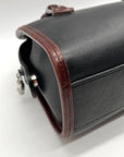 Brighton Vintage Dual-Toned Leather Mini Satchel