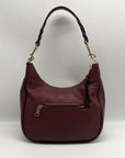 Coach Burgundy Jules Leather Shoulder Bag CC756