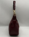 Coach Burgundy Jules Leather Shoulder Bag CC756