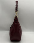 Coach Burgundy Jules Leather Shoulder Bag CC756