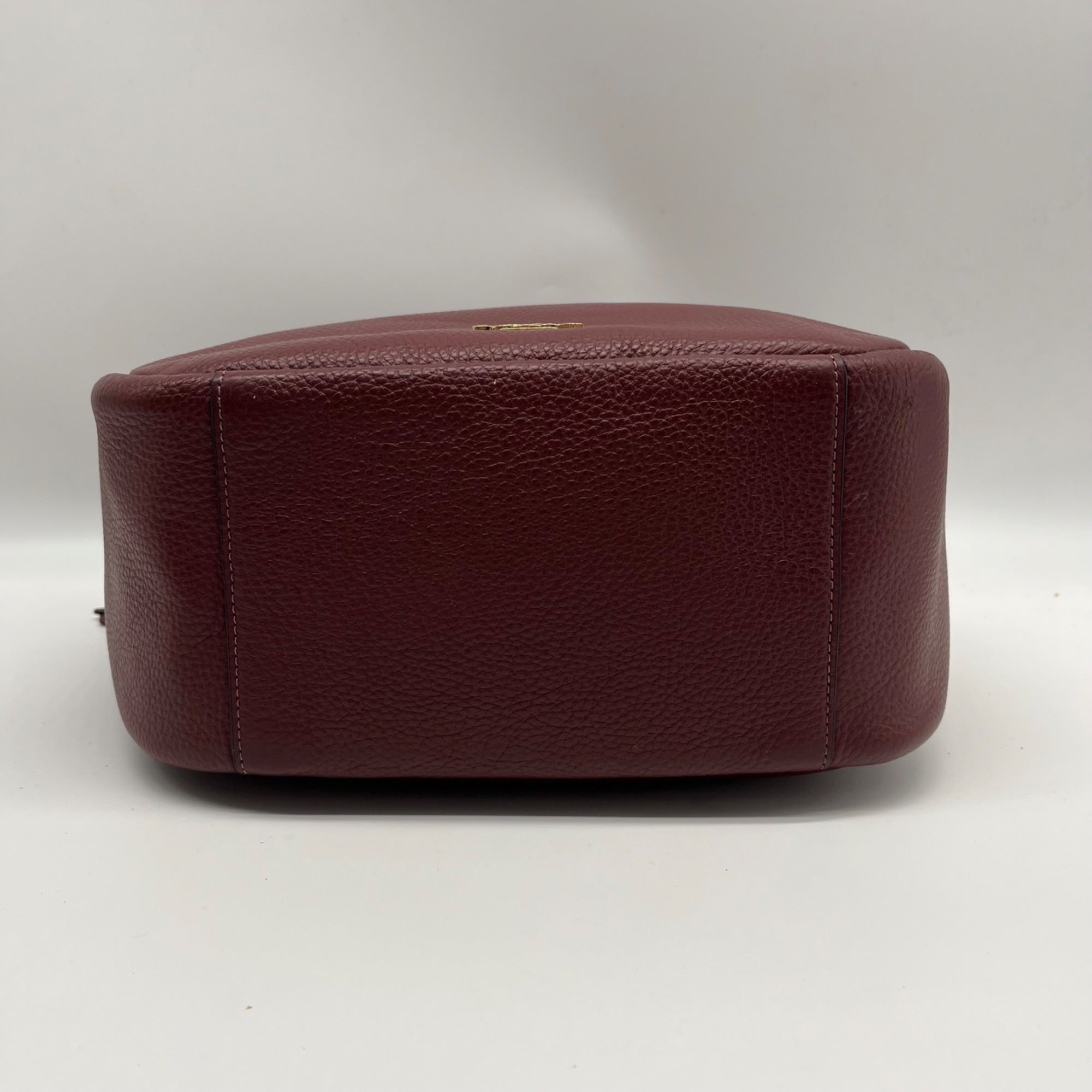 Coach Burgundy Jules Leather Shoulder Bag CC756