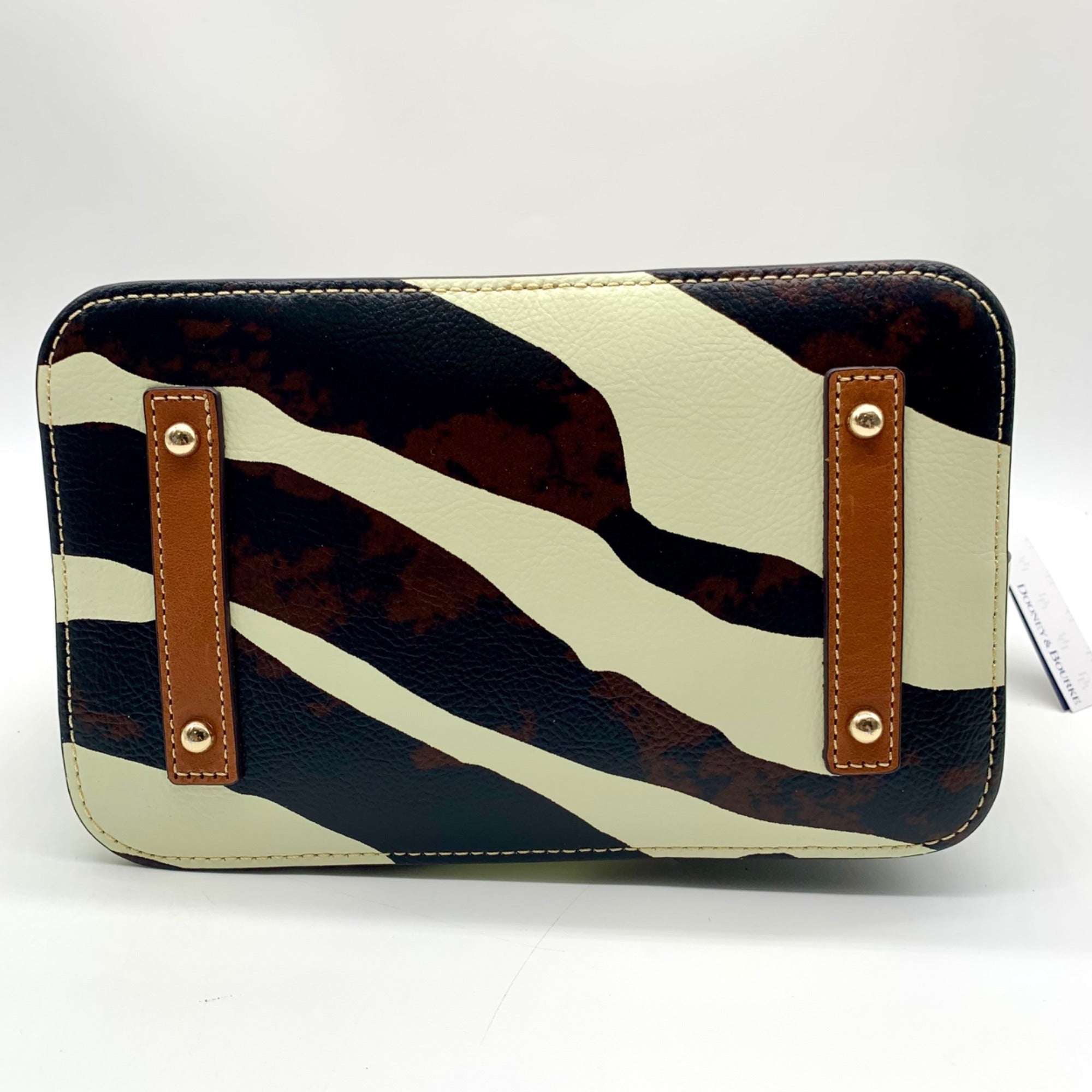 Dooney &amp; Bourke Zebra Print Leather Geena Satchel