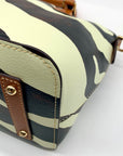 Dooney & Bourke Zebra Print Leather Geena Satchel