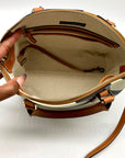 Dooney & Bourke Zebra Print Leather Geena Satchel
