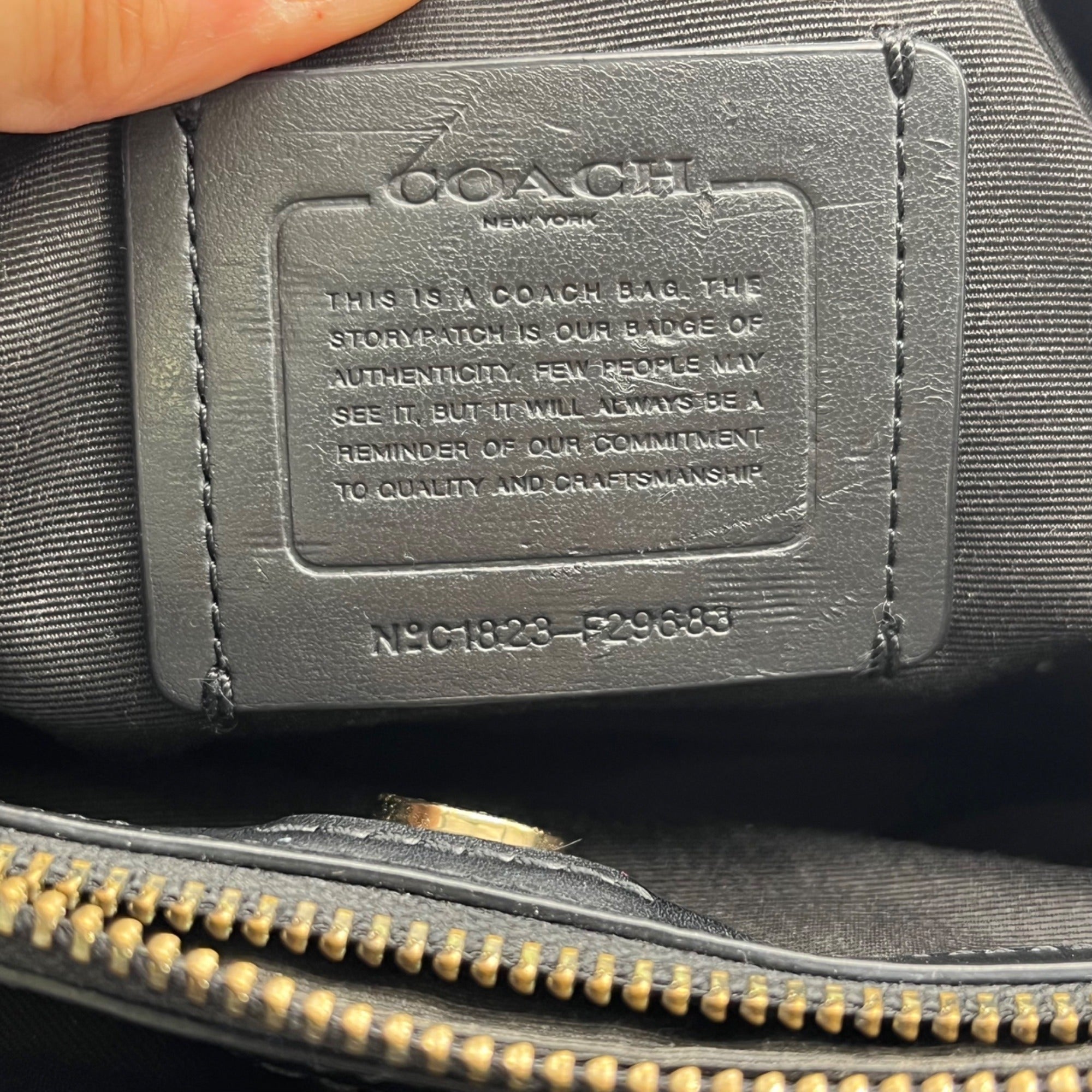 Coach Brown Signature Canvas Sage Carryall F29883