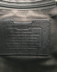 Coach Black & Gray PVC Tattersall Messenger Bag F71061