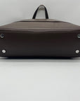 Calpak Toffee Faux Leather Haven Laptop Tote Bag