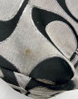 Coach Black & Grey Daisy Outline Signature Emma Tote Bag F23938