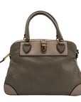 Marc Jacobs Gray Leather Manhattan Whitney Convertible Satchel Bag