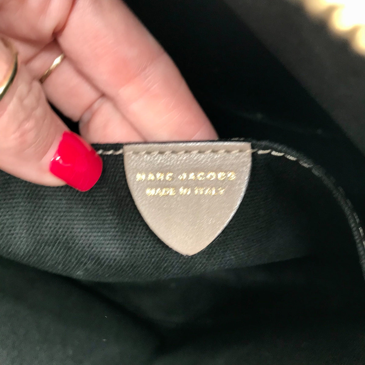 Marc Jacobs Gray Leather Manhattan Whitney Convertible Satchel Bag