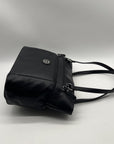 Giani Bernini Black FauxLeather Medium Shoulder Bag