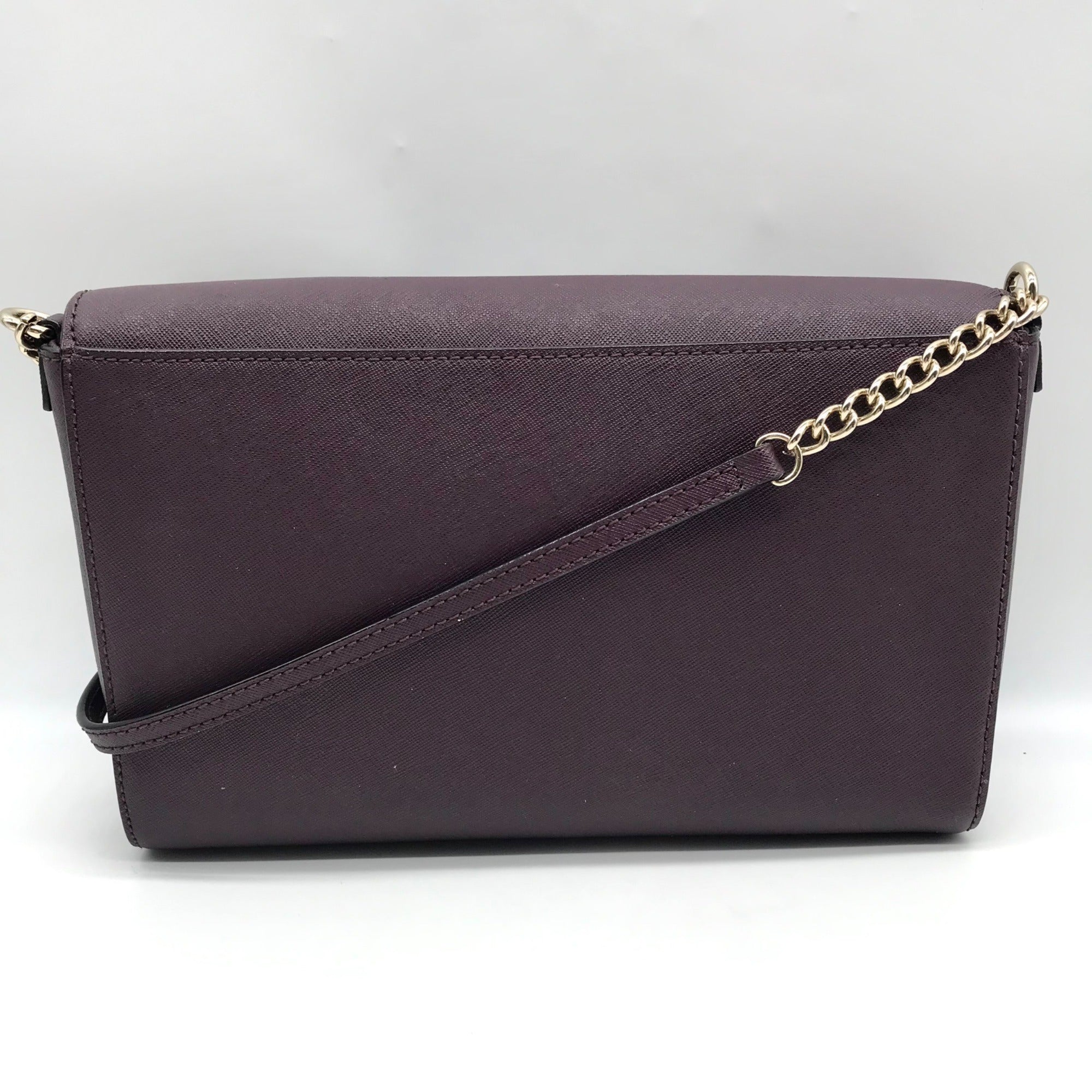 Kate Spade Purple Leather Crossbody Bag