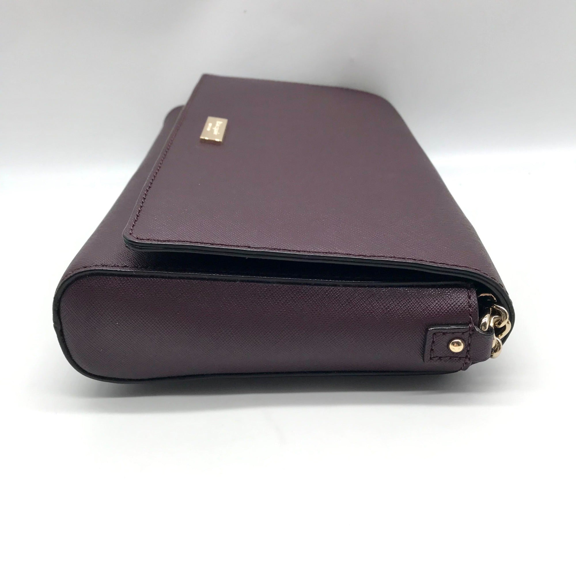 Kate Spade Purple Leather Crossbody Bag
