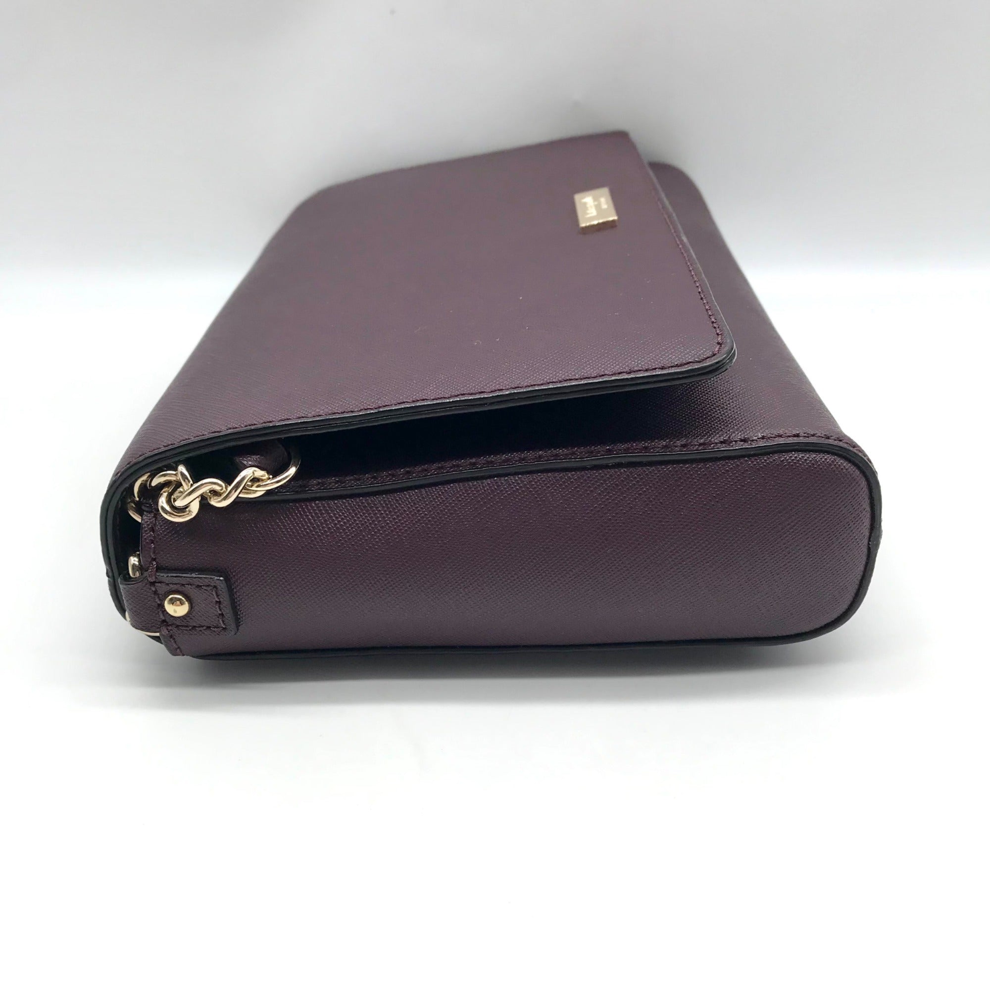Kate Spade Purple Leather Crossbody Bag
