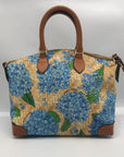 Dooney & Bourke Hydrangea Basketweave Charli Satchel