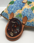 Dooney & Bourke Hydrangea Basketweave Charli Satchel