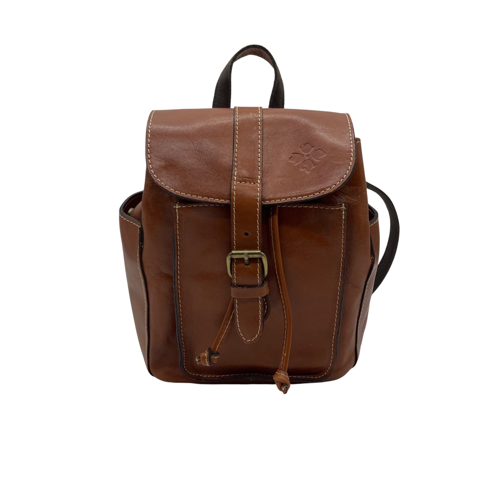 Patricia Nash Brown Leather Aberdeen Backpack