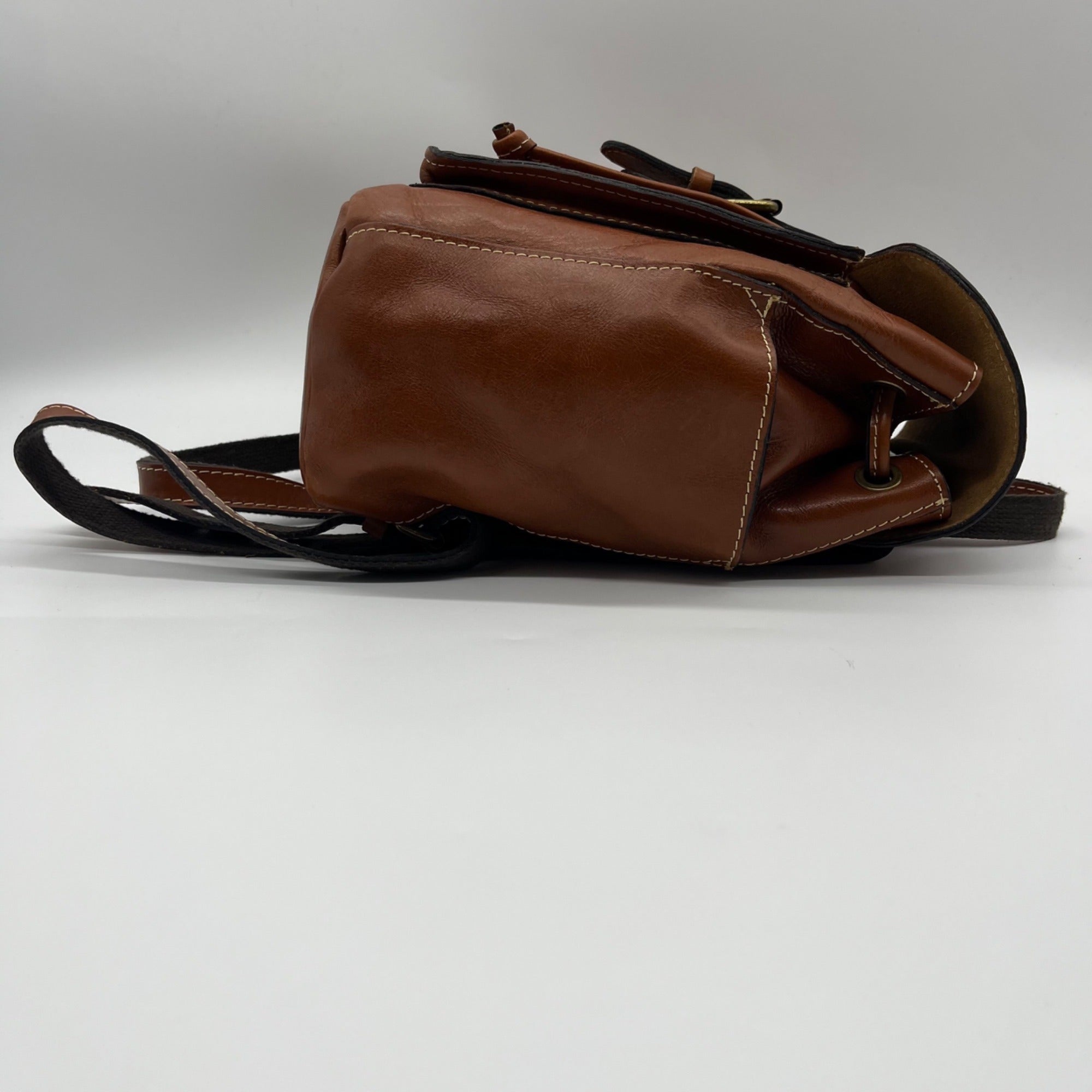 Patricia Nash Brown Leather Aberdeen Backpack