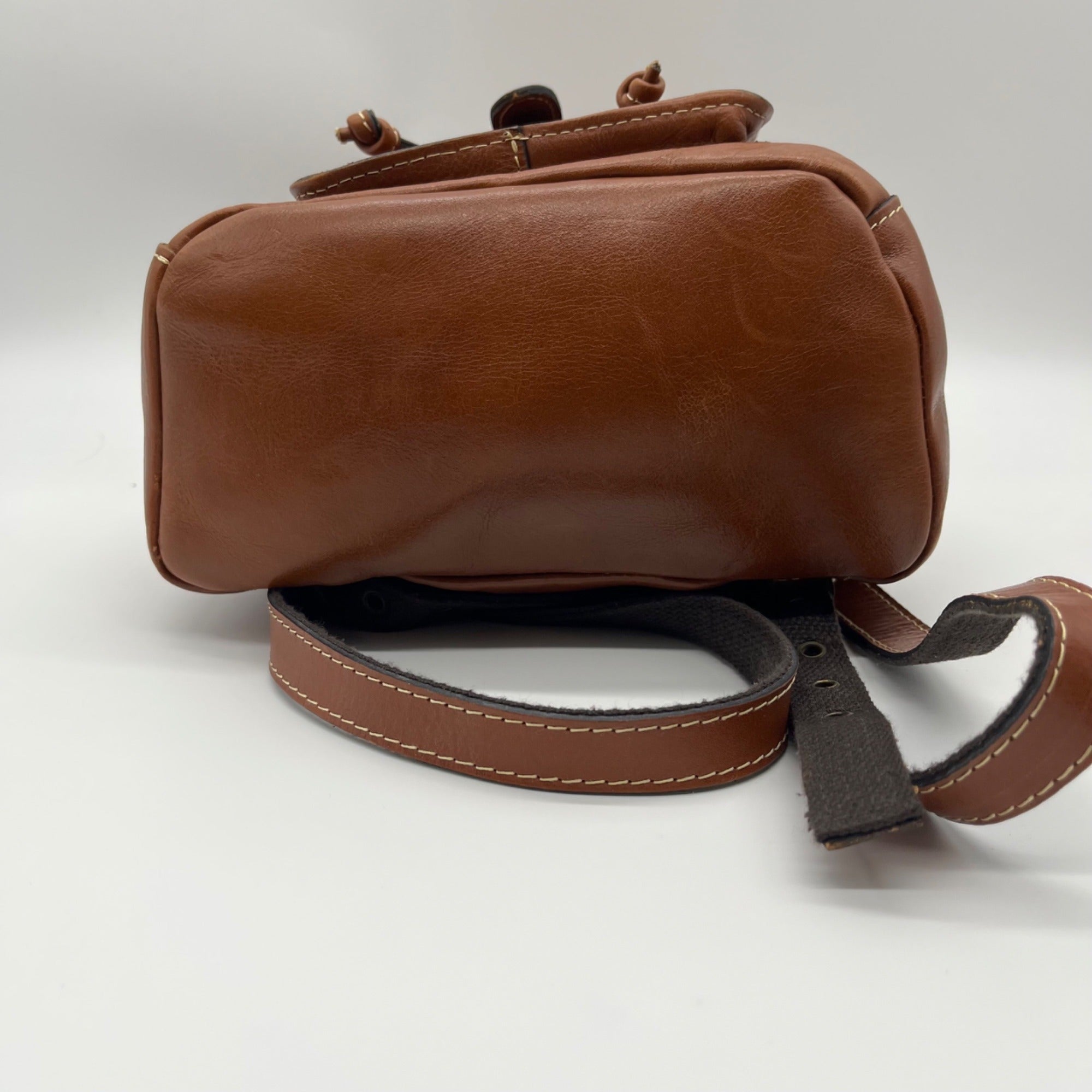 Patricia Nash Brown Leather Aberdeen Backpack